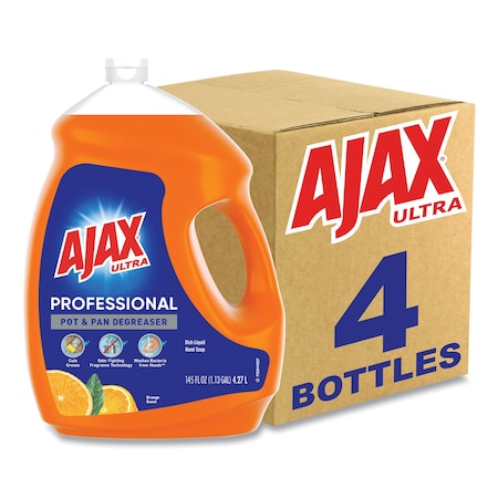 Ajax Dish Detergent, Orange Scent, 145 oz Bottle, PK4 61034313